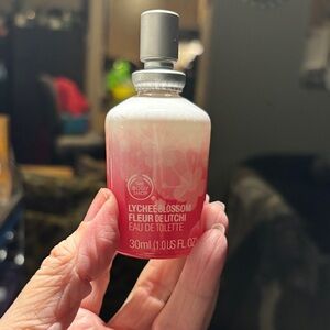 The Body Shop Lychee Blossom Eau de Toilette 30ml.  Check level.  Gorgeous!